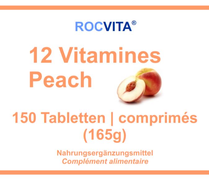 12 Vitamine Pfirsich