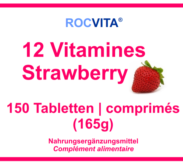 12 Vitamine Erdbeere